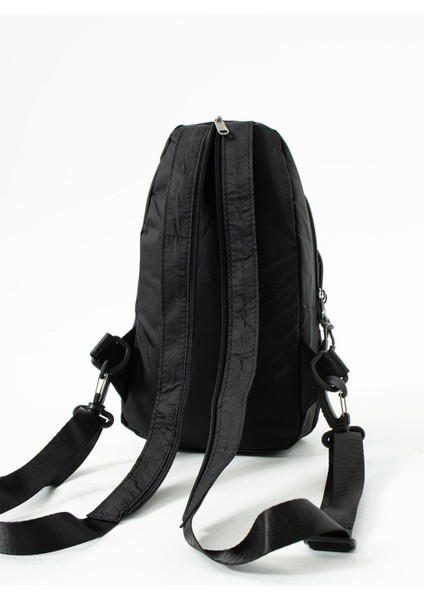 Paraşüt Kumaş Suya Dayanıklı 3 Bölmeli Çapraz ve Sırtlık Askılı Çanta Siyah fiyatları