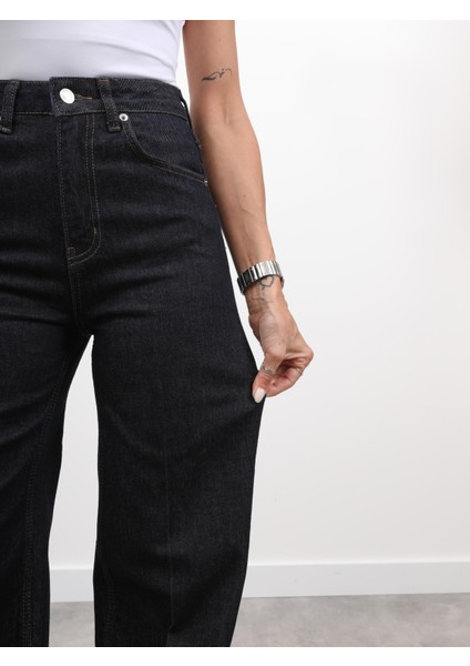 Kadın Yüksek Bel Likralı Straight Jean Kot Pantolon fiyatları