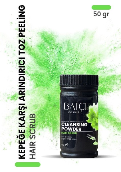 Saçlar İçin Toz Peeling