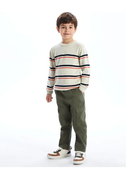 Lcw Kids Haki Beli Lastikli Erkek Çocuk Jogger Pantolon fiyatları