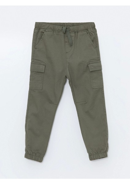 Lcw Kids Haki Beli Lastikli Erkek Çocuk Jogger Pantolon modelleri