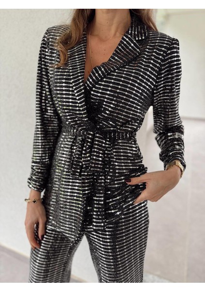 Kadın Pul Payet Özel Seri Alt Üst Silver Takım indirimleri