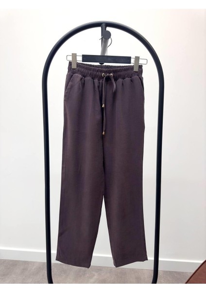 Kadın Fermuarlı Ceket Pantolon Alt-Üst Kahve Takım modelleri