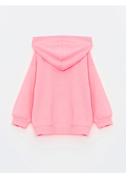 Lcw Kids Pembe Kapüşonlu Uzun Kollu Kız Bebek Fermuarlı Sweatshirt fırsatları