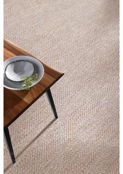 Elit Premium Sisal Jut Halı 1001 - Bej Balık Sırtı Desen fırsatları