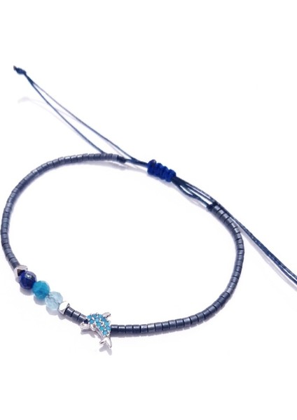 Zirkon Taşlı Yunus Balığı Lapis Lazuli Apatit Akuamarin Doğaltaşlı Miyuki Bileklik modelleri