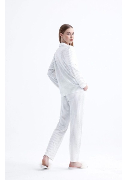 Espuar 775 Kadın Çizgili Penye Pijama Takımı fiyatları