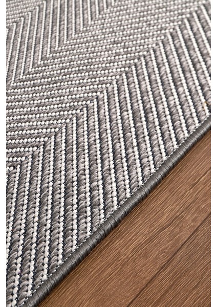 Elit Premium Sisal Jut Halı 1002 - Antrasit Balık Sırtı Desen modelleri