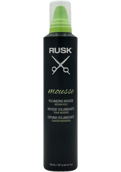 Rusk Mousse Hacimlendirici Orta Tutuş Saç Köpüğü 227GR
