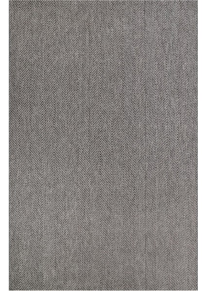 Elit Premium Sisal Jut Halı 1002 - Antrasit Balık Sırtı Desen