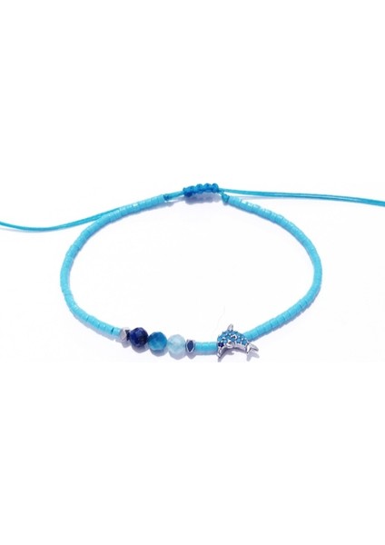 Zirkon Taşlı Yunus Balığı Lapis Lazuli Apatit Akuamarin Doğaltaşlı Miyuki Bileklik indirimleri
