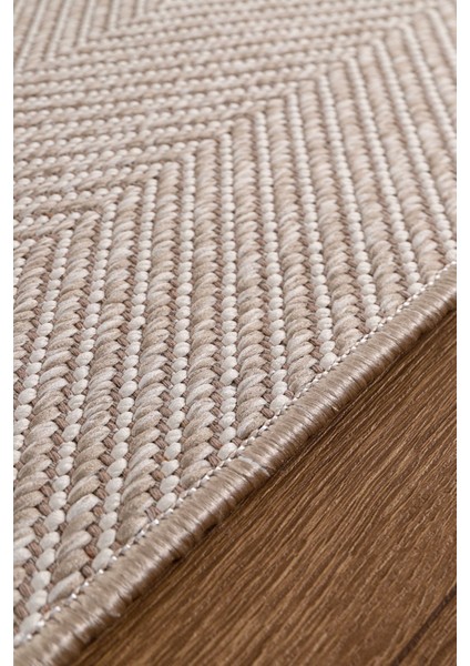 Elit Premium Sisal Jut Halı 1001 - Bej Balık Sırtı Desen modelleri