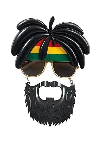 Rasta Peruklu Bob Marley Parti Gözlüğü modelleri