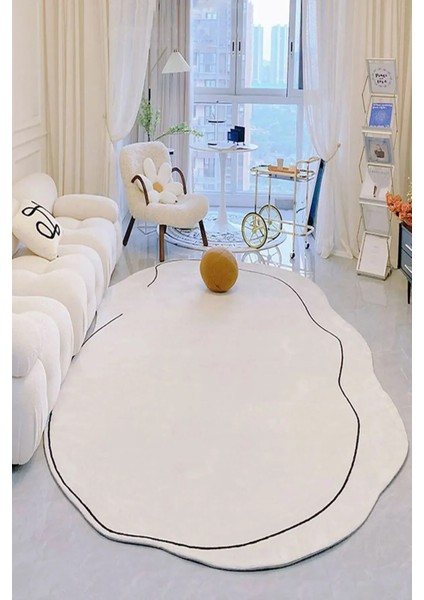 Dijital Kaymaz Yıkanabilir Iskandinav Modern Salon Halısı Mutfak Halısı Koridor Halısı Yolluk DC-7067