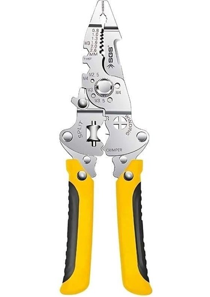 SGS2074 Çok Amaçlı Pense Kesme Sıyırma Kıvırma 3ın1 213 mm modelleri