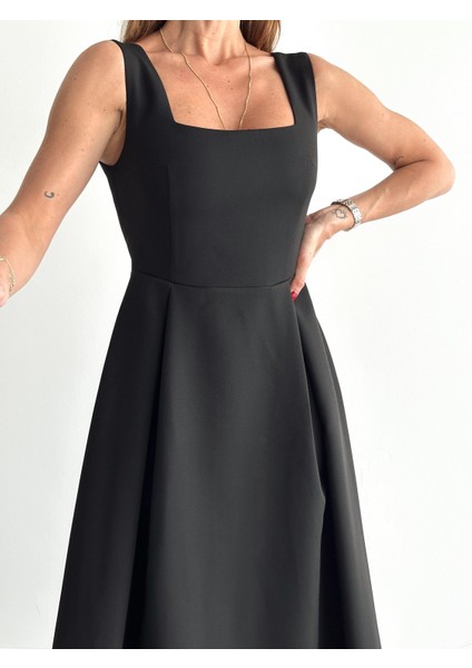 Kadın Askılı Siyah Balon Elbise fiyatları