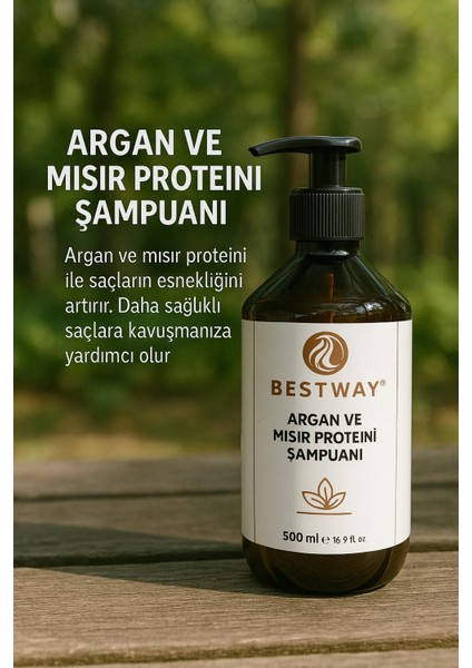 Argan ve Mısır Proteinli Şampuan