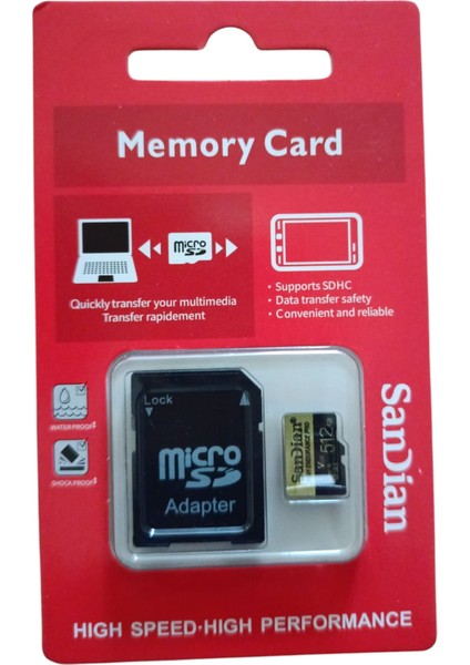 Sandian Hafıza Kartı,, Memory Card, 512 GB Lık Hafıza Kartı fiyatları
