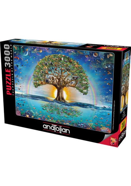 3000 Parçalık Puzzle - Hayat Ağacı 4927