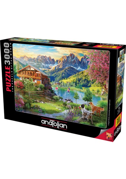 3000 Parçalık Puzzle - Dolomit Dağları 4928