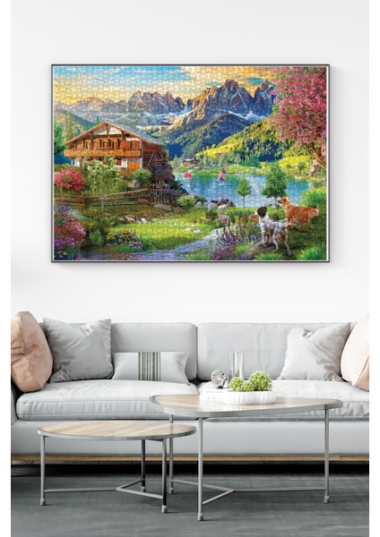 3000 Parçalık Puzzle - Dolomit Dağları 4928 modelleri