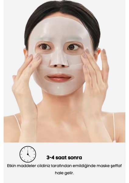 Bio Kolajen Şeffaflaşan Yüz Maskesi Anında Parlaklık ve Nemlendirme Kore Maske Ha Vitamin B5 fiyatları