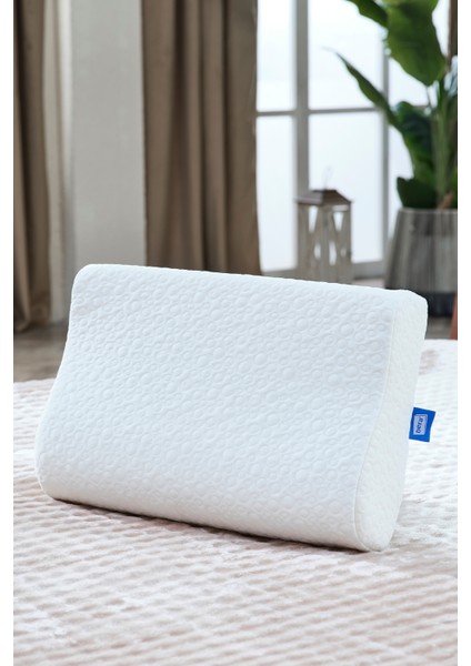 Tinyplus Boyun Destekli Visco Yastık Boyun Fıtığı Boyun Düzleşmesi Ortopedik Visco Yastık