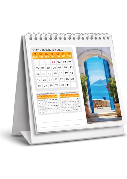 2026 Deniz Manzara Masa Takvimi