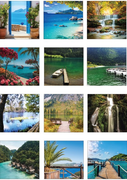 2026 Deniz Manzara Masa Takvimi fırsatları