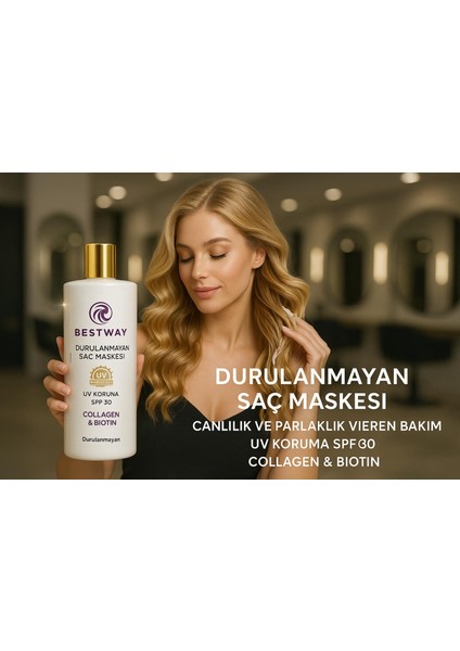 Kolajen Biotin Durulanmayan Saç Maskesi modelleri