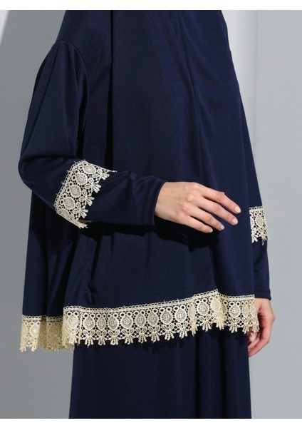 Iki Parça Düz Renk Başörtülü Kadın Namaz Elbisesi indirimleri