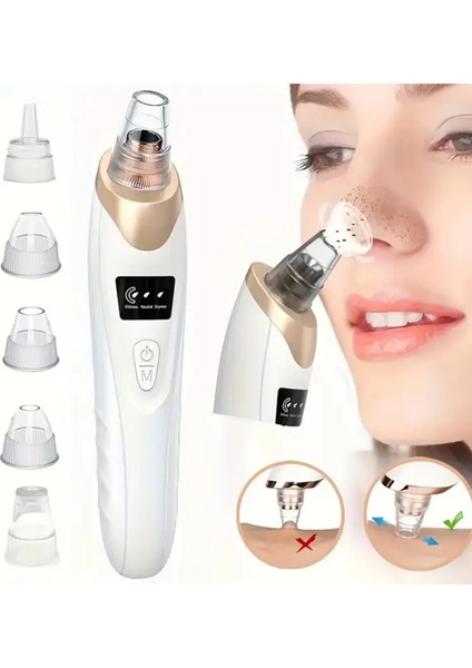 Auhma Ahb-01 Vakumlu Siyah Nokta Temizleyici | 3 Kademeli Güç, Cilt Gözenek Temizleme Cihazı fiyatları