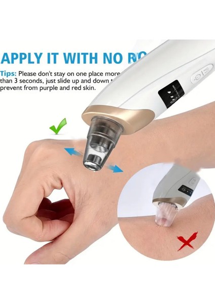 Auhma Ahb-01 Vakumlu Siyah Nokta Temizleyici | 3 Kademeli Güç, Cilt Gözenek Temizleme Cihazı indirimleri