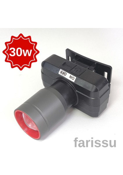 30W Güçlü LED Kafa Feneri: 7 Saate Kadar Kesintisiz Çalışma