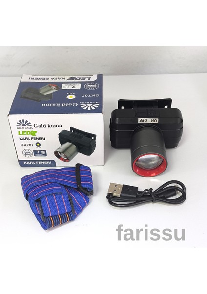 30W Güçlü LED Kafa Feneri: 7 Saate Kadar Kesintisiz Çalışma indirimleri