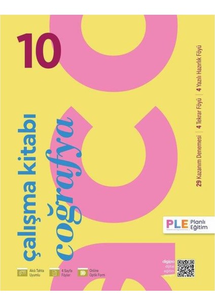 Ple - 10.sınıf - Çalışma Kitabı - Kazanım Denemeleri - Coğrafya