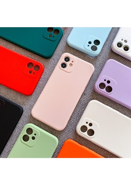 Iphone 11 Uyumlu (Köşeli 12 Görünümlü) Içi Kadifeli Kamera Korumalı Lansman Kılıf fiyatları