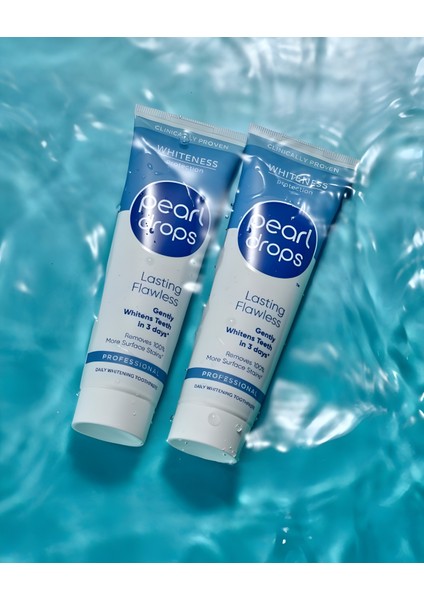 2 Adet - Pearl Drops Lastıng-Sıvı Kalsiyum ile Anti-Age Özellikli, Leke Çıkarıcı,Beyazlatıcı 3 Günde Etkili Diş Macunu 75ml. fırsatları