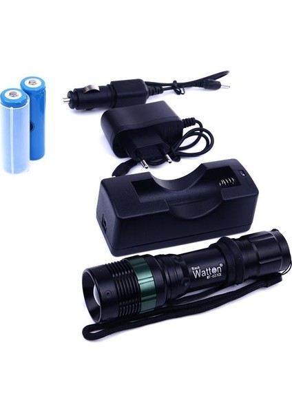 WT-037 500 Lümen Şarjlı Zoomlu Acil Durum Feneri