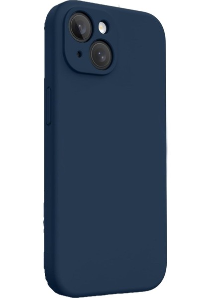 Iphone 13 Uyumlu Içi Kadifeli Kamera Korumalı Lansman Kılıf