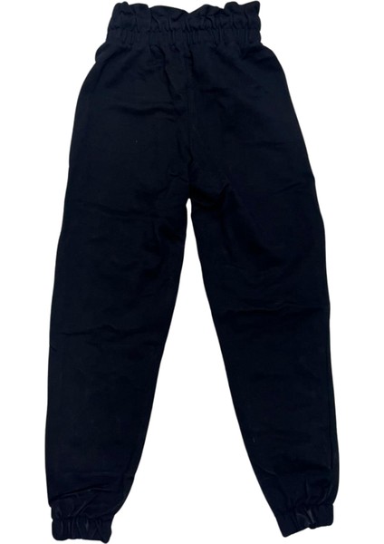 Siyah Kız Çocuk Eşofman Altı Kompak Kumaş fiyatları