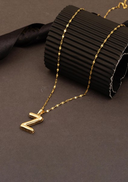 14 Ayar Altın Balon Z Harfi Kolye fırsatları