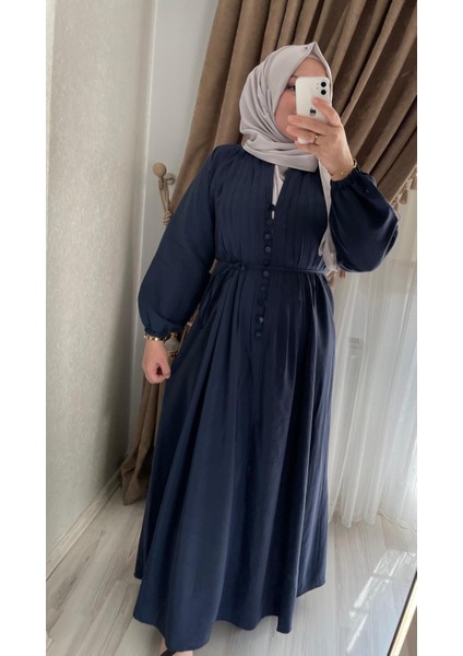 Pilİseli Lacivert Elbise modelleri