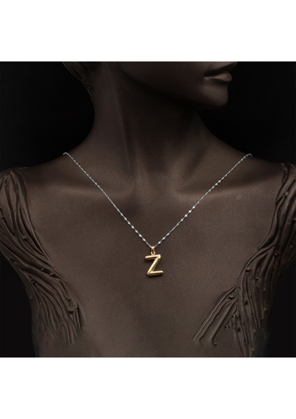 14 Ayar Altın Balon Z Harfi Kolye Ucu fiyatları
