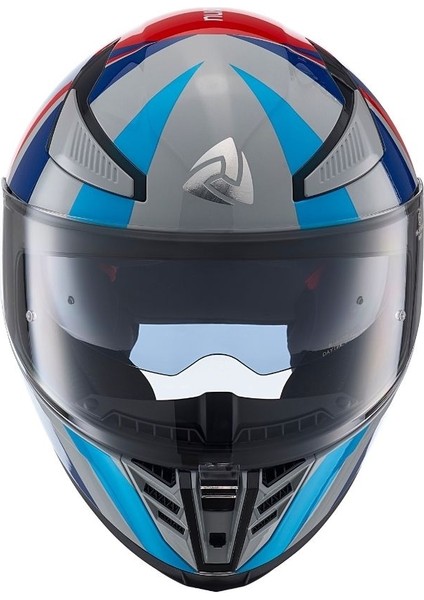 Nukro Aıx Gri-Kırmızı-Mavi Kask Pinlock Hediyeli modelleri