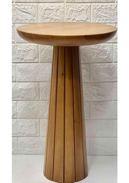 Doğal Masif Ahşap Mantar Sehpa 3’lü Set – Tütün Renk Zigon ve Fiskos Sehpa fiyatları