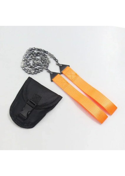 Taşınabilir Zincirli Kamp Testeresi 103 cm Yüksek Kalite Kamp & Outdoor Kesim Aracı + Taşıma Kılıfı