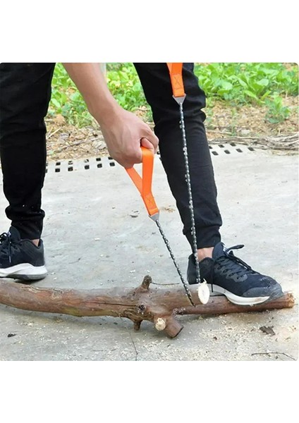 Taşınabilir Zincirli Kamp Testeresi 103 cm Yüksek Kalite Kamp & Outdoor Kesim Aracı + Taşıma Kılıfı modelleri