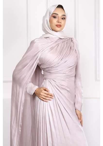 Taş Önü Büzgülü Abiye modelleri