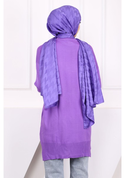 Mor Merserize Salaş Triko Tunik fırsatları